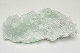 Glass-Clear, Green Cubic Fluorite Crystals - China #205561-1